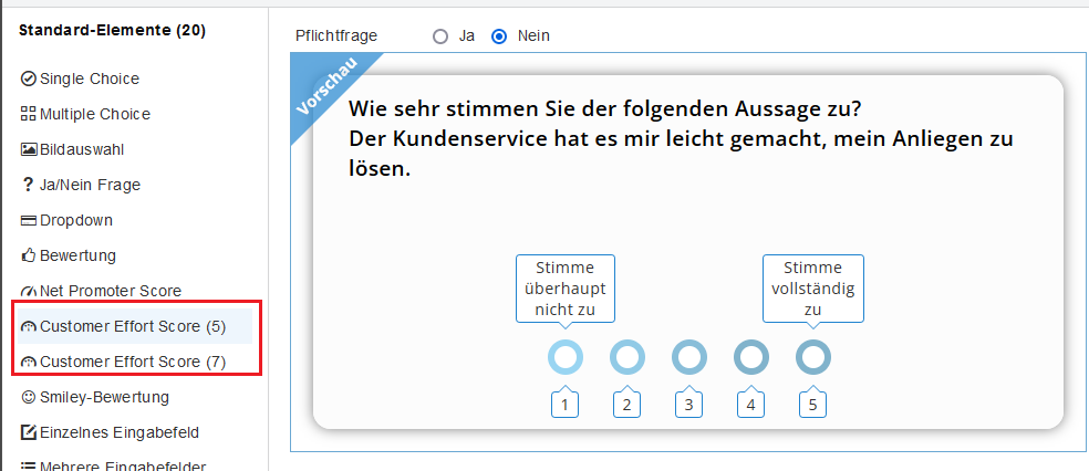 Wird In Der Auswertung Die H he Des Customer Effort Scores CES wird-in-der-auswertung-die-h-he-des-customer-effort-scores-ces