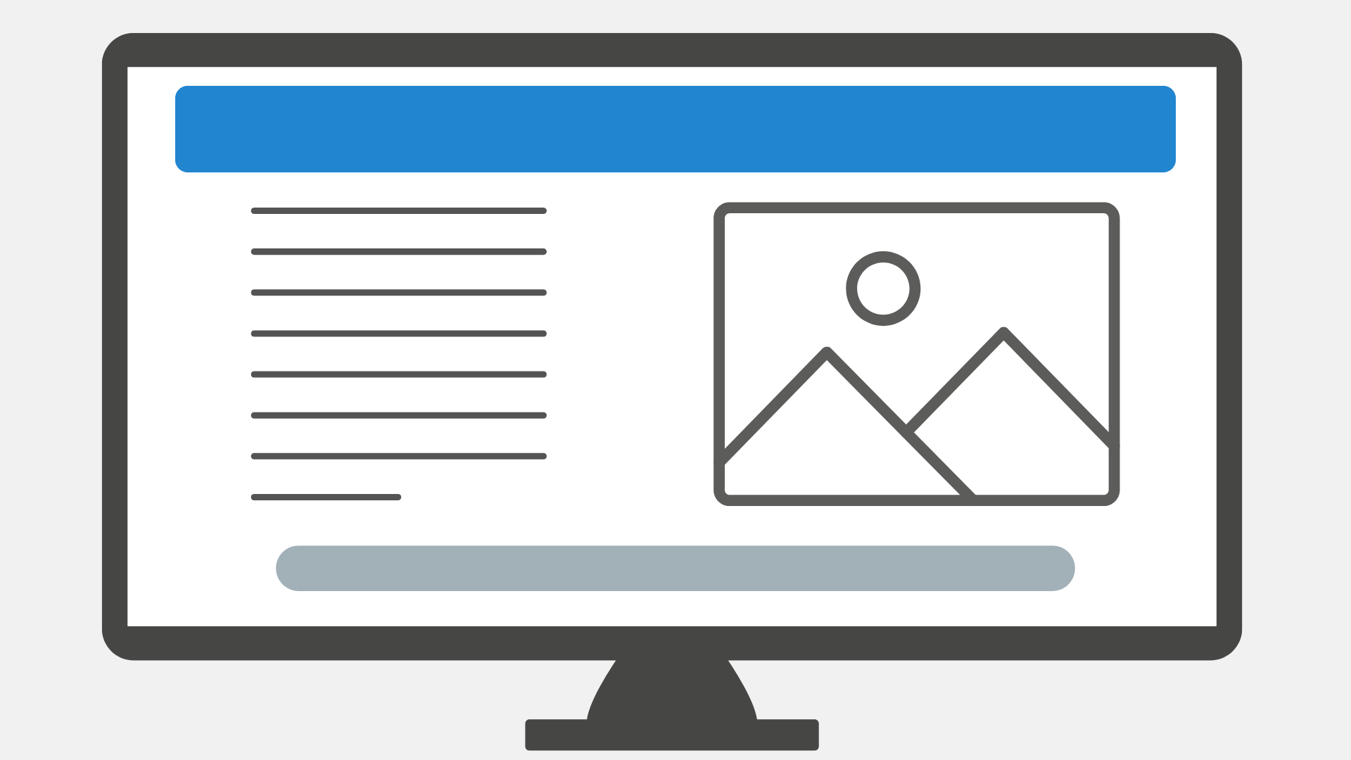Schematische Darstellung des Seitenlayouts